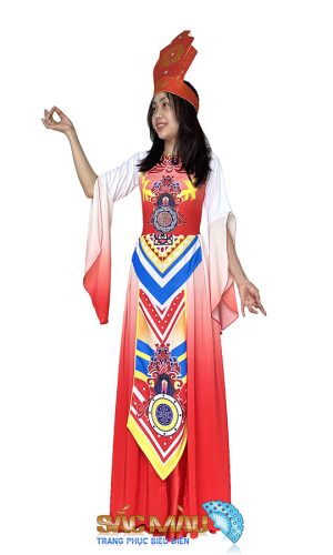 Đồ múa lạc hồng có tay