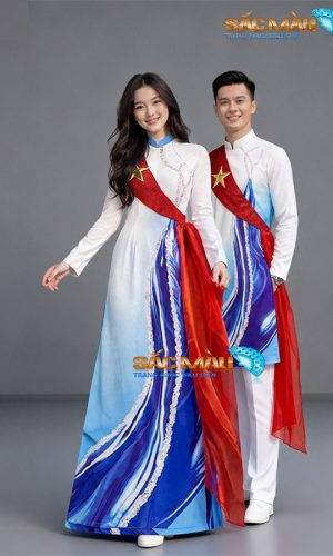 Áo dài cặp nam nữ