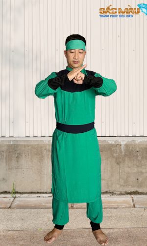 Đồ cổ trang nam xanh lá