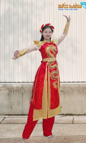 Đồ múa Âu lạc nữ đẹp
