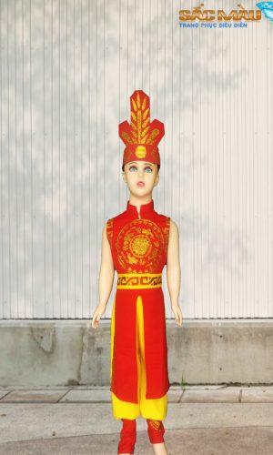 Đồ múa Âu lạc trẻ em nam
