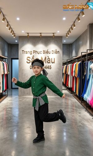 bà ba nam xanh trẻ em