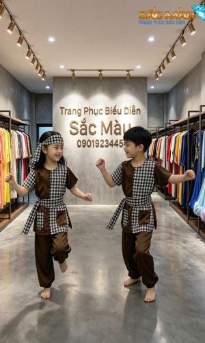 bà ba nâu caro trẻ em