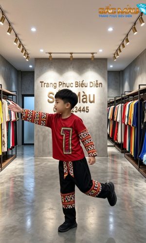 Đồ dân tộc bé trai tiểu học