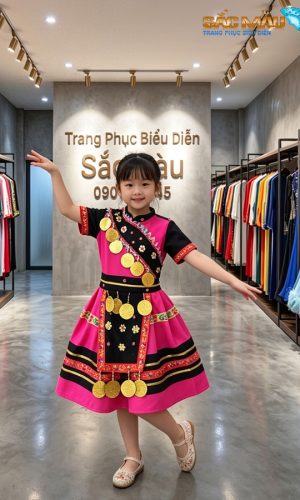Đồ dân tộc h'mong hồng
