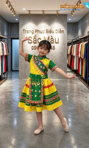 Đồ dân tộc h'mong xanh