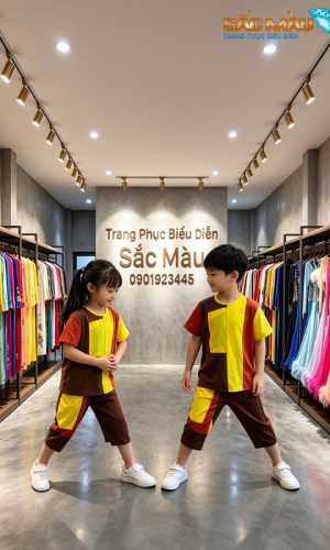 Đồng dao vàng nâu trẻ em