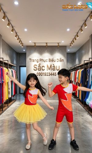 thuê đồ nhảy erobic trẻ em