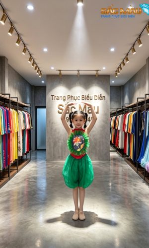 yếm đỏ quần bí xanh