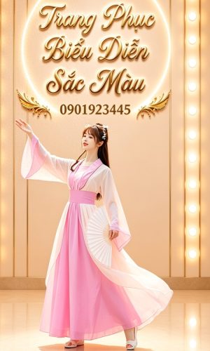 trang phục hằng nga hồng đẹp