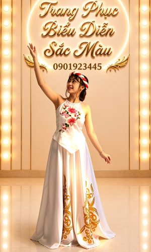 yếm trắng váy trắng