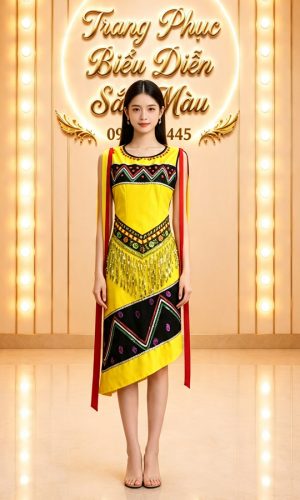 do dan toc tay nguyen nu vang