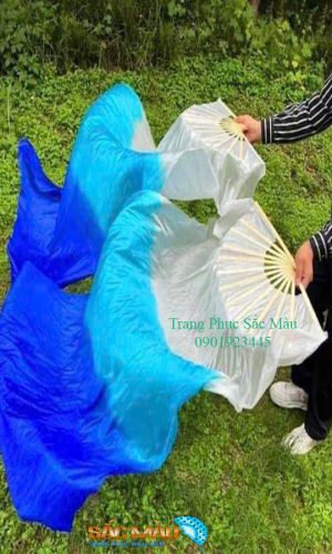 quat mua lua dai trang xanh duong