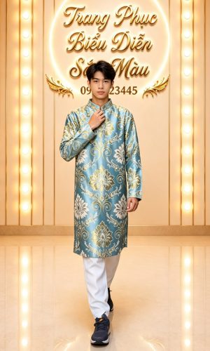 ao dai nam sang trong